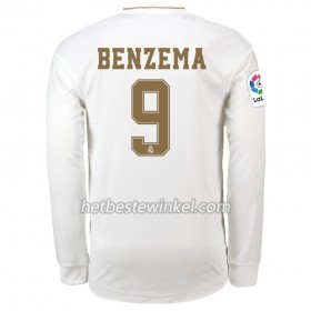Real Madrid Karim Benzema 9 Voetbalshirts Thuis 2019/20 - LS